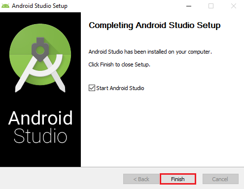 install and configure android studio in windows 10