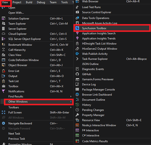 How To Install And Configure Syncfusion Essential Studio For Xamarin In Visual Studio 2017