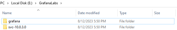 Grafana Labs folder