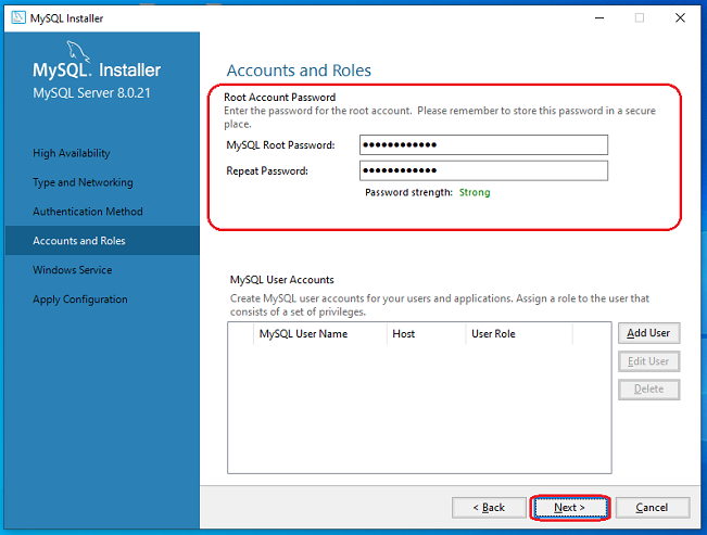 click on the Next button