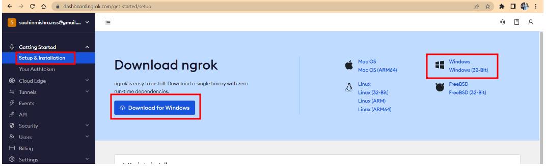 How to Install NgRok Tunneling Software