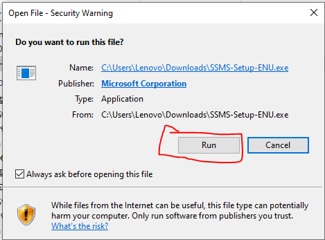 SQL Server installation