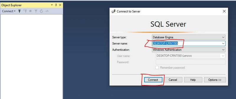 SQL Server Management System
