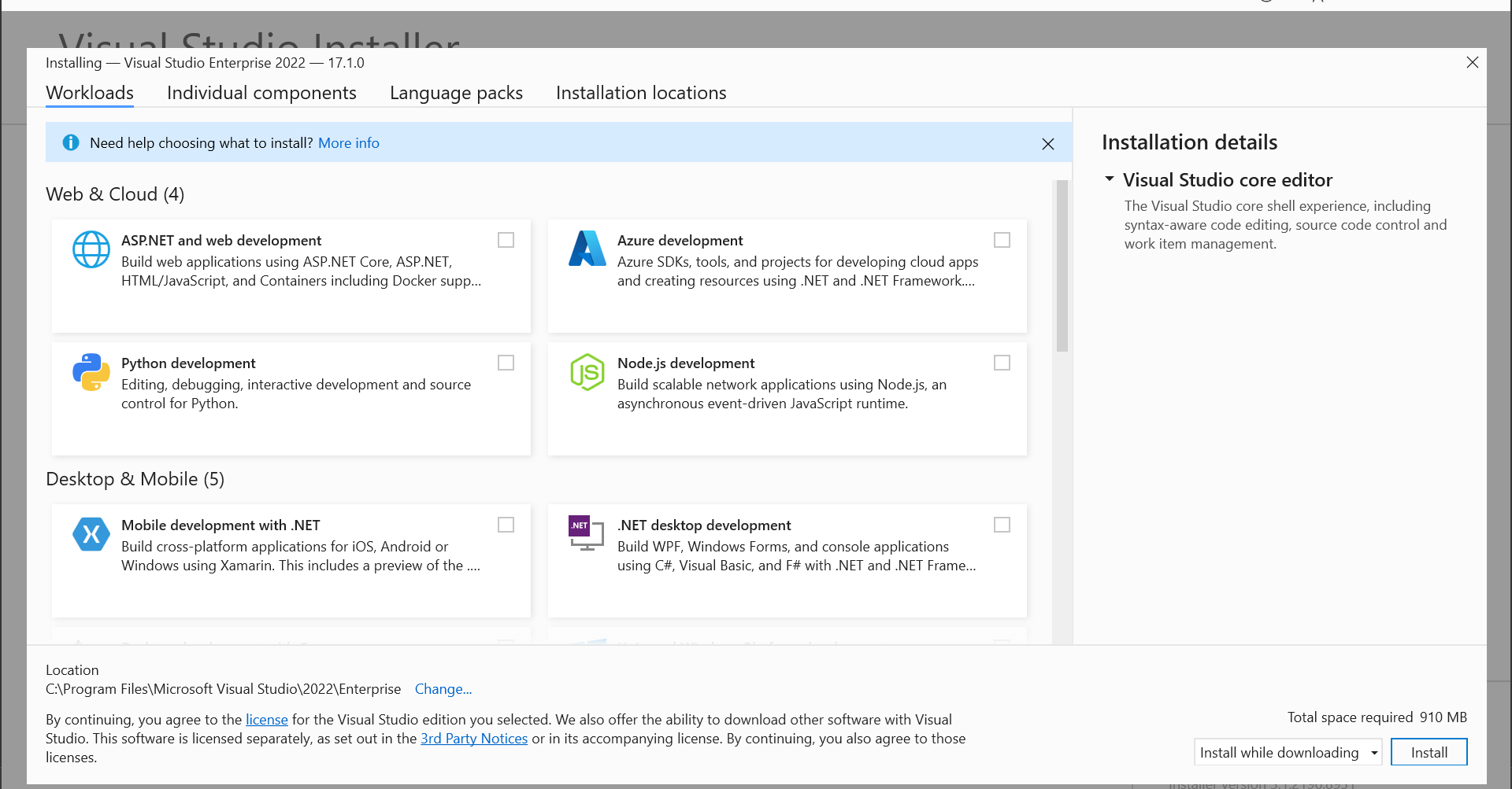 How To Install Visual Studio 2022
