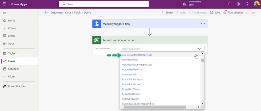 How to Integrate Instant Plugins in the Power Automate Flow?