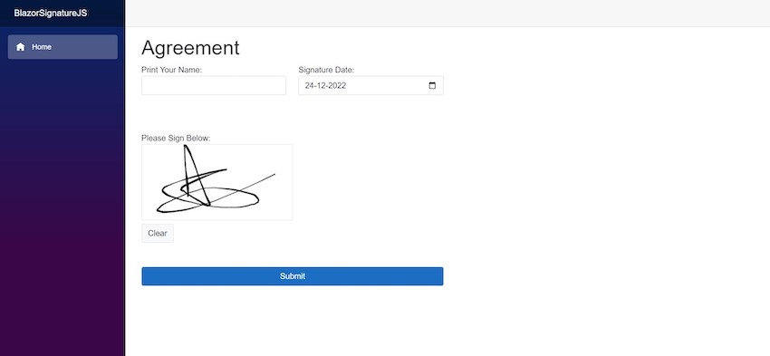 How To Integrate Signature Pad Into The Blazor Project