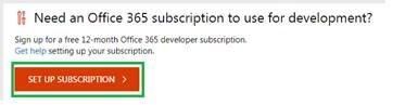 SET UP SUBSCRIPTION