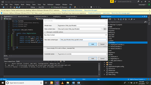 How To Make Web API And How To Get Data Through Xamarin.forms