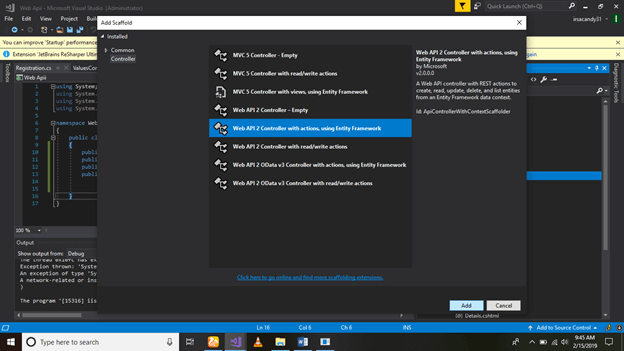 How To Make Web API And How To Get Data Through Xamarin.forms