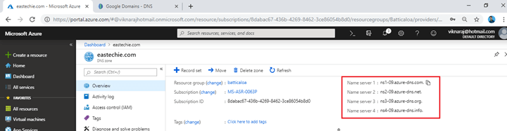 How To Map Our External Domain Name To Azure