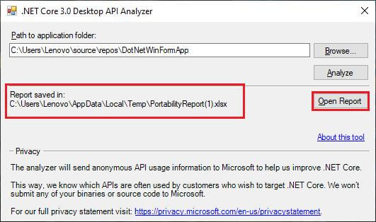 How to Migrate a .Net Fx WinForms App to .Net Core 3.1