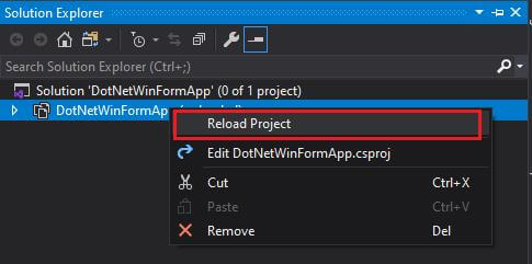 How to Migrate a .Net Fx WinForms App to .Net Core 3.1