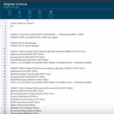 Azure SQL Data Warehouse