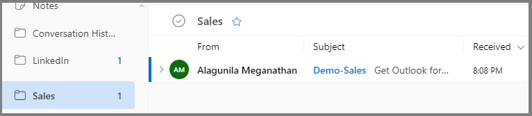 How to move the specific email to specific folder using Azure Logic App