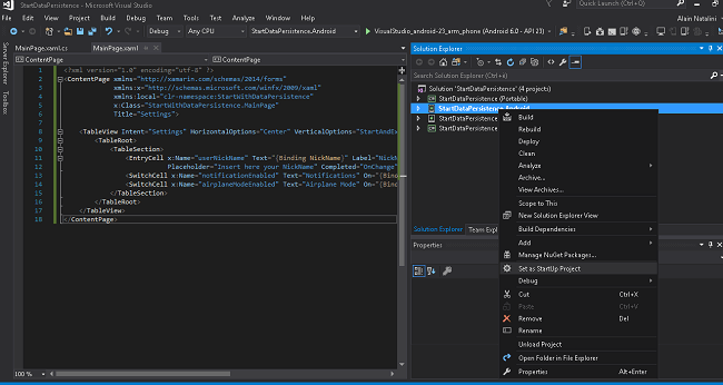 How To Operate With Data Persistence In Xamarin.Forms - Part One