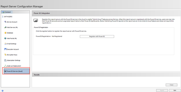 How To Pin SSRS Report To Power BI Service Cloud