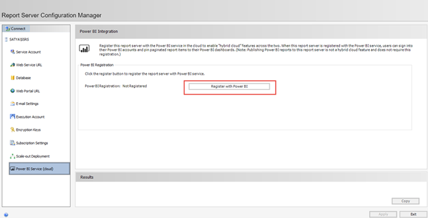 How To Pin SSRS Report To Power BI Service Cloud