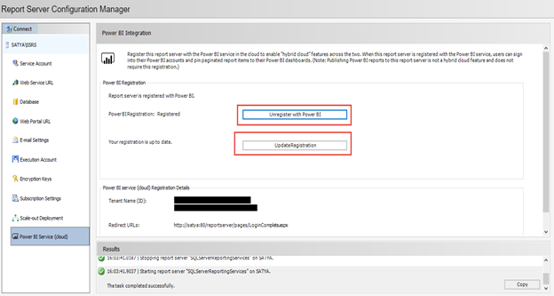 How To Pin SSRS Report To Power BI Service Cloud