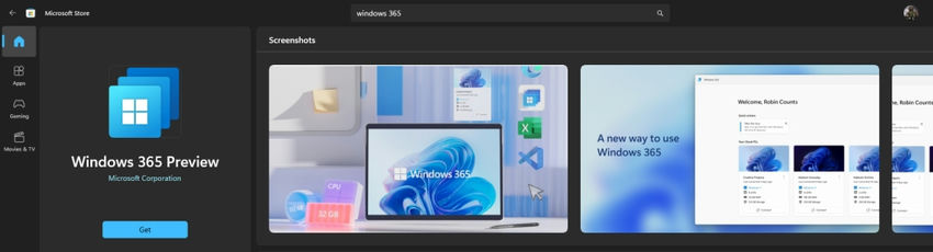 Windows 365 Previews