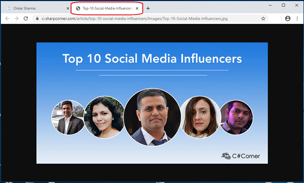 open in a new tab