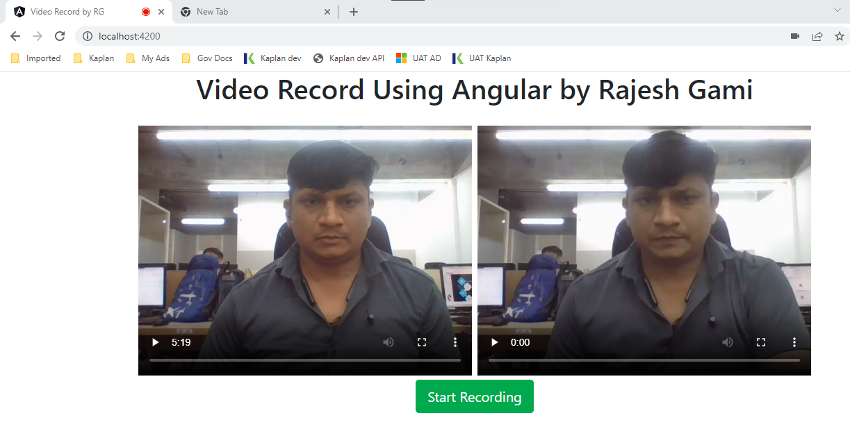 How To Record A Video Using Angular