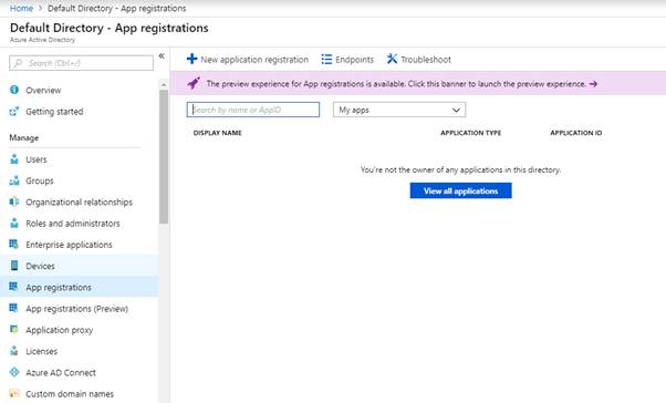 How To Register The App In Azure Active Directory