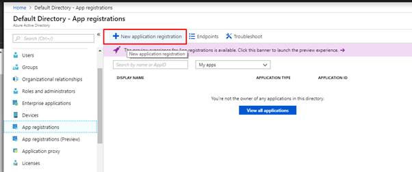 How To Register The App In Azure Active Directory