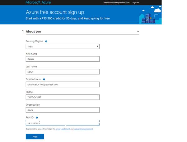 How To Register With Microsoft Azure Account With $200 Credits