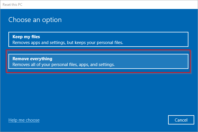 How To Reset Your Windows 10 Device