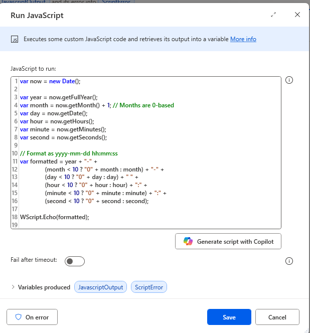 How To Run JavaScript in Power Automate Desktop Using “Run JavaScript ...
