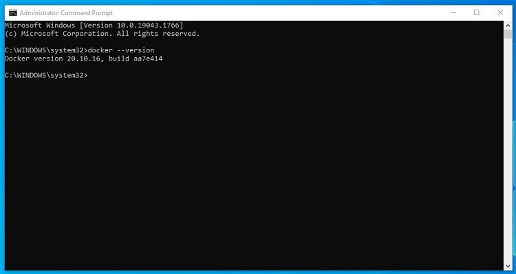 Installed Docker Command