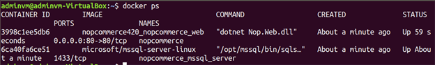 How To Run nopCommerce On Linux Using Docker