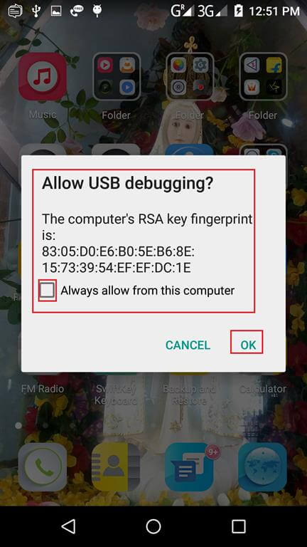 USB debugging