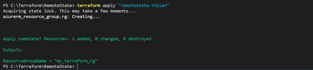 How To Save Terraform State To Remote Location In Azure