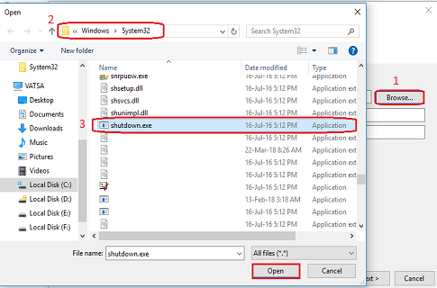 Schedule Automatic Shut Down Windows 10