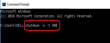 Schedule Automatic Shut Down Windows 10