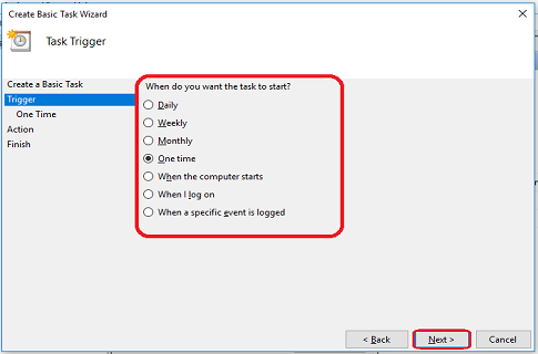 Schedule Automatic Shut Down Windows 10