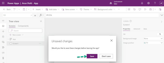 Authoring Version in the Canvas App