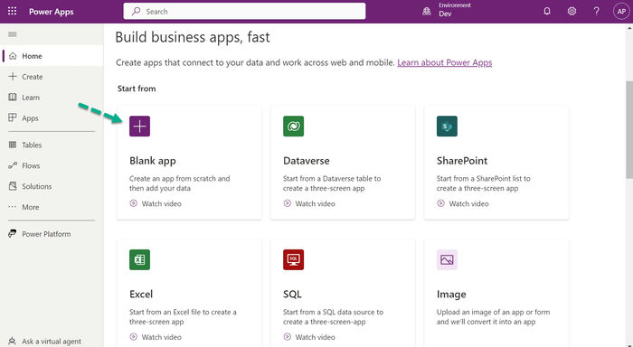 Authoring Version in the Canvas App