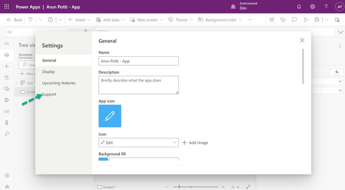Authoring Version in the Canvas App