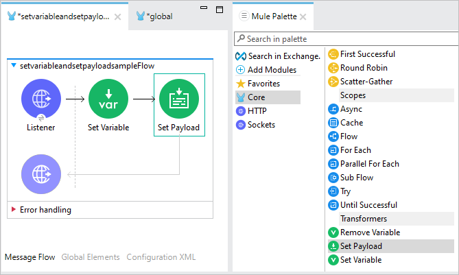 How To Set Variable And Payload In MuleSoft