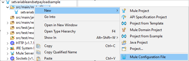 Set Variable and Payload in MuleSoft
