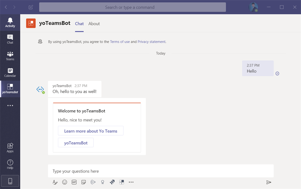 How To Setup Enviornment For Yeoman Teams Generator