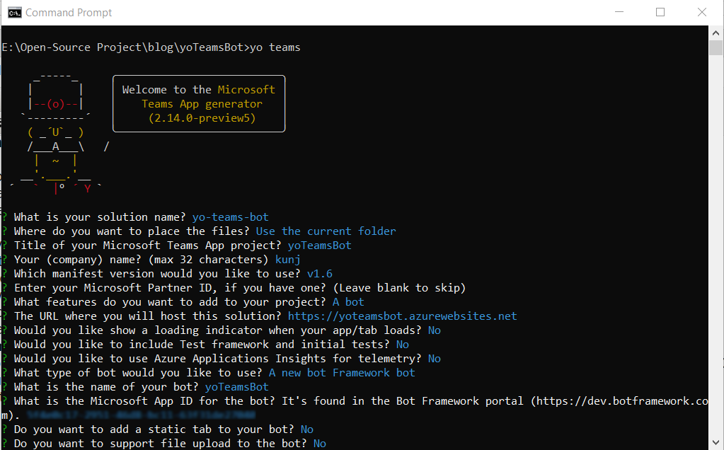 How To Setup Enviornment For Yeoman Teams Generator