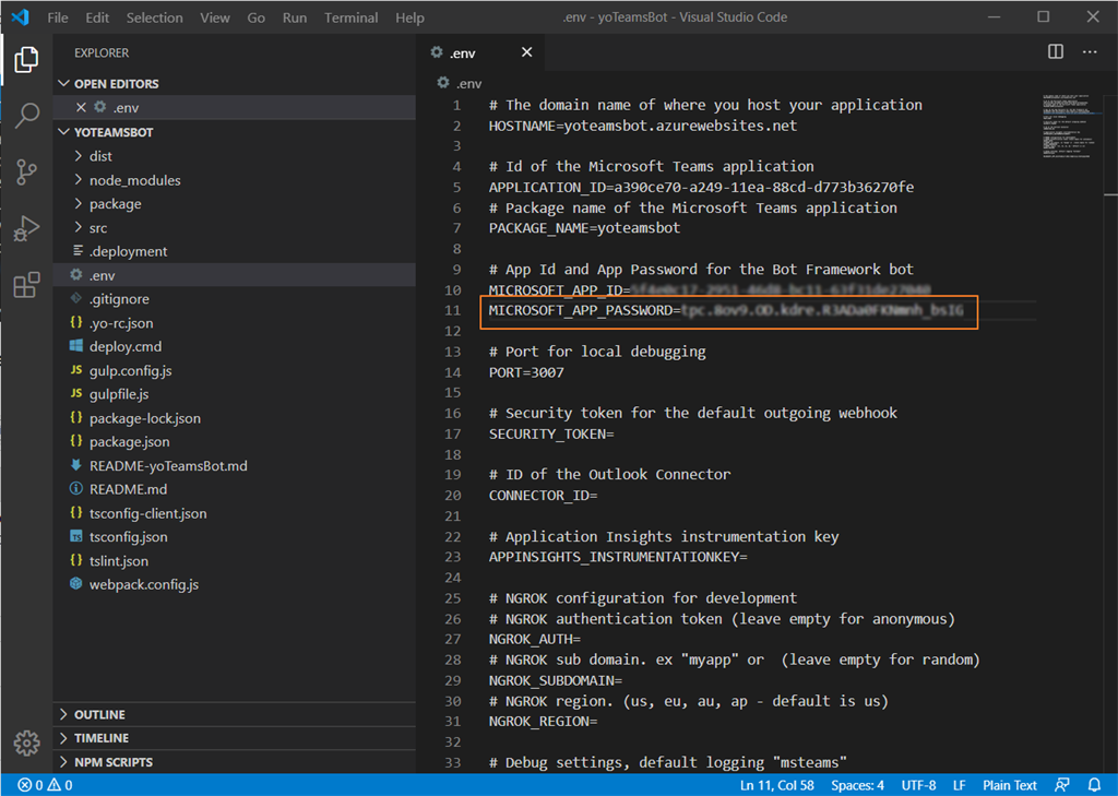How To Setup Environment For Yeoman Teams Generator