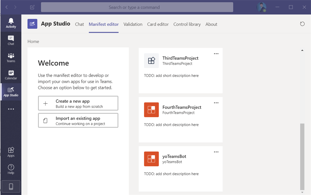 How To Setup Enviornment For Yeoman Teams Generator
