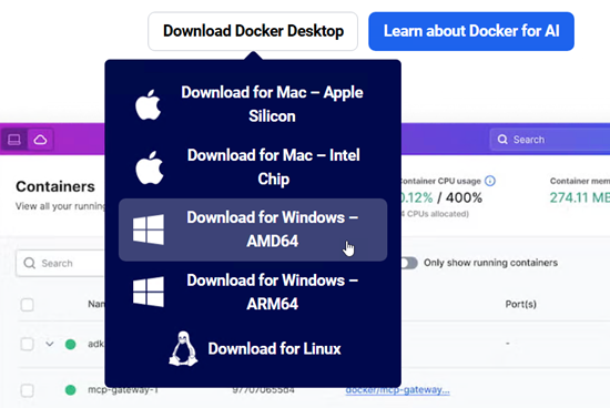 Learn about Docker for AI