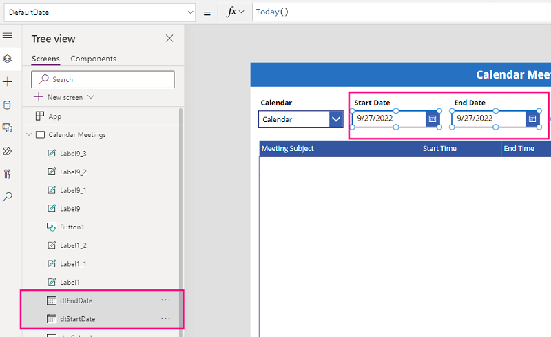 How To Show Logged-In User Meetings In The PowerApps Grid?
