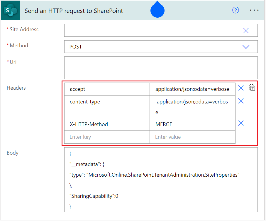 stop external sharing of the site using power automate