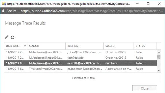 How To Track Or Trace The Message In Office 365 Exchange Online